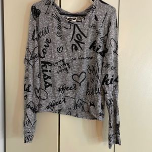 Modern Lux Gray Xoxo Sweater